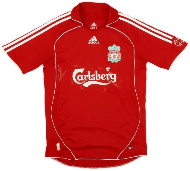 adidas 2006-08 Liverpool Home Shirt - 4/10 - (S)