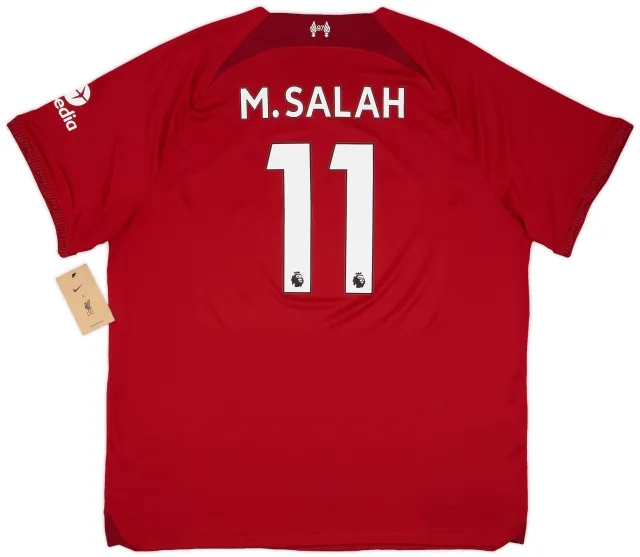 Nike 2022-23 Liverpool Home Shirt M.Salah #11 (XXL)