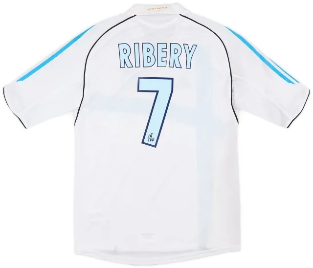 adidas 2005-06 Olympique Marseille Home Shirt Ribery #7 - 7/10 - (S)