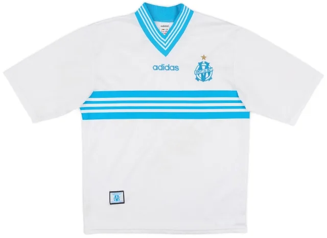 adidas 1997-98 Olympique Marseille Home Shirt - 7/10 - (M)