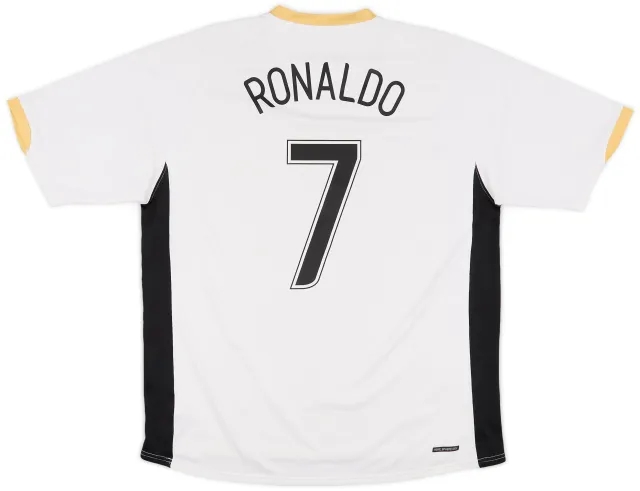 Nike 2006-08 Manchester United Away Shirt Ronaldo #7 - 5/10 - (XXL)