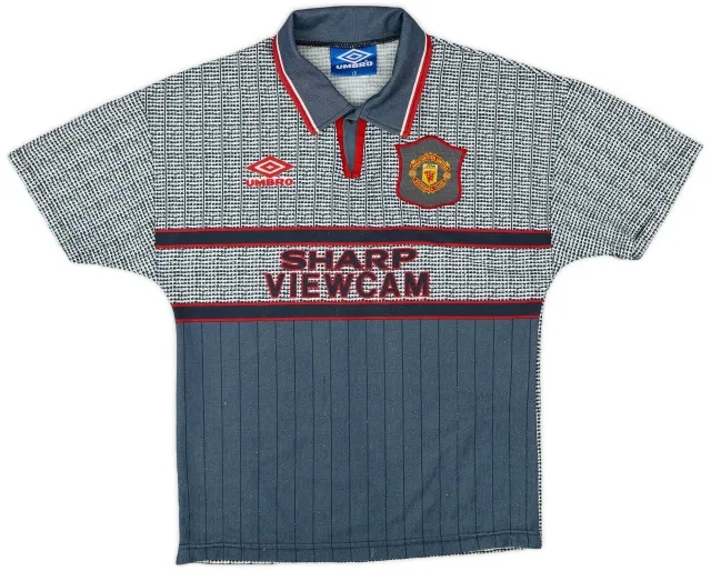 Umbro 1995-96 Manchester United Away Shirt - 7/10 - (L.Boys)