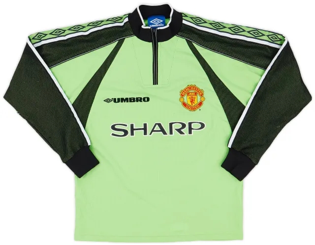 Umbro 1998-99 Manchester United GK Shirt - 9/10 - (Y)