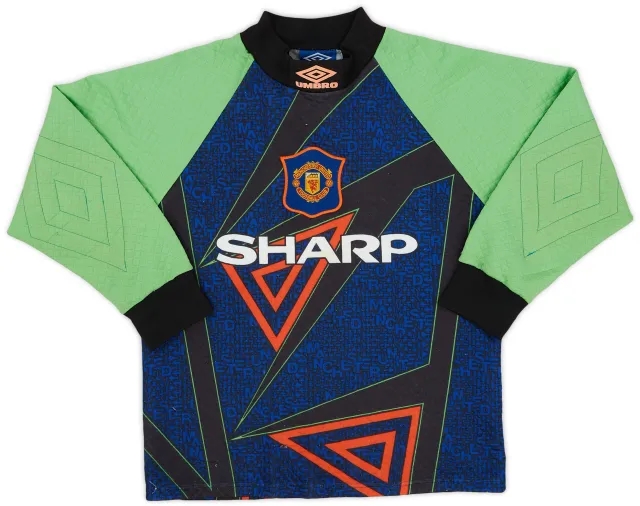 Umbro 1994-96 Manchester United GK Shirt - 7/10 - (Y)