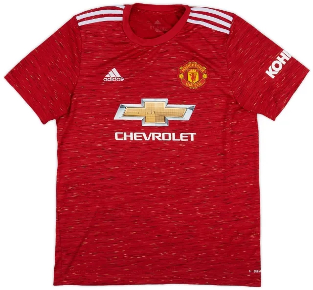 adidas 2020-21 Manchester United Home Shirt - 7/10 - (L)