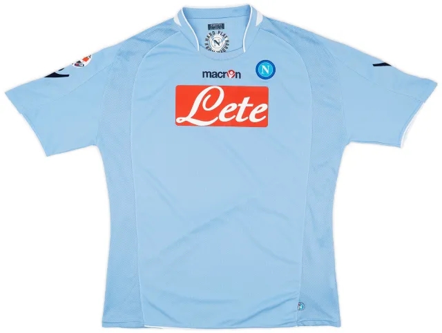 Diadora 2008-09 Napoli Home Shirt - 8/10 - (3XL)