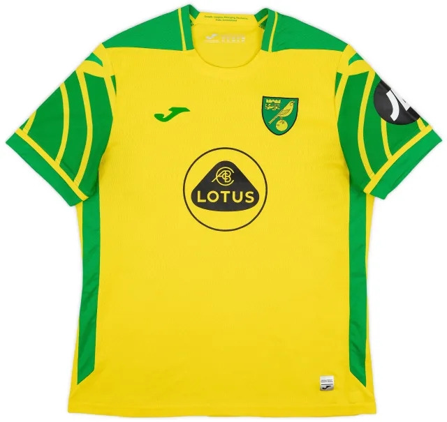 Joma 2021-22 Norwich Home Shirt - 8/10 - (XL)