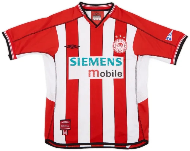 Umbro 2000-01 Olympiakos Home Shirt - 5/10 - (S)