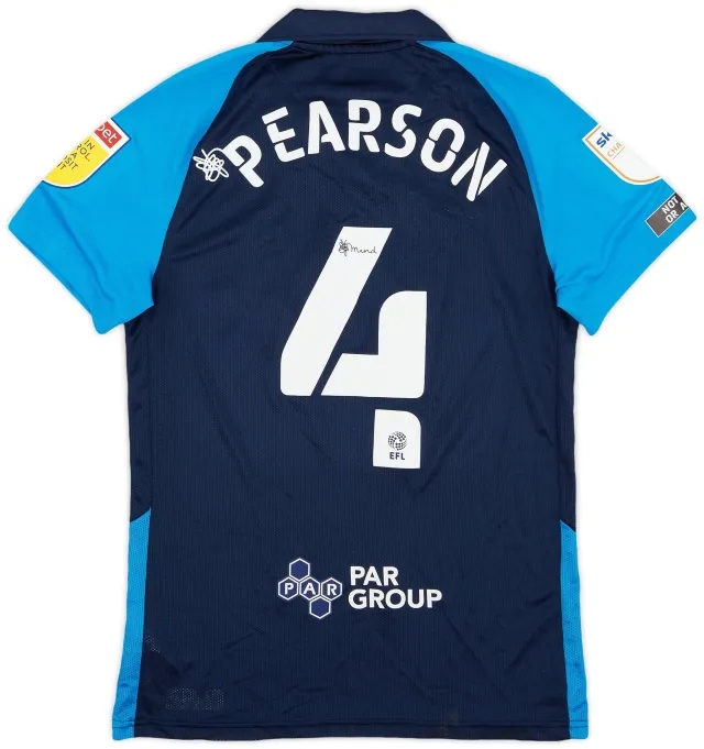 Nike 2020-21 Preston North End Match Issue Away Shirt Pearson #4