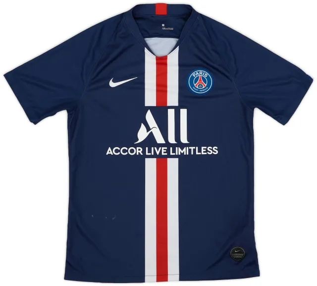 Nike 2019-20 Paris Saint-Germain Home Shirt Mbappe #7 - 6/10 - (M)