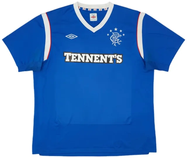 Umbro 2010-11 Rangers Home Shirt - 9/10 - (XXL)