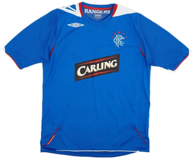 Umbro 2006-07 Rangers Home Shirt - 8/10 - (M)
