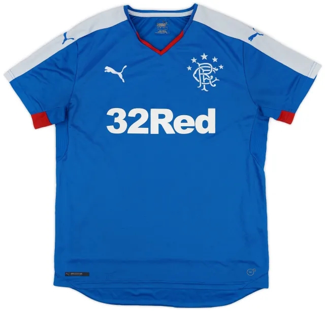 Puma 2015-16 Rangers Home Shirt - 5/10 - (L)