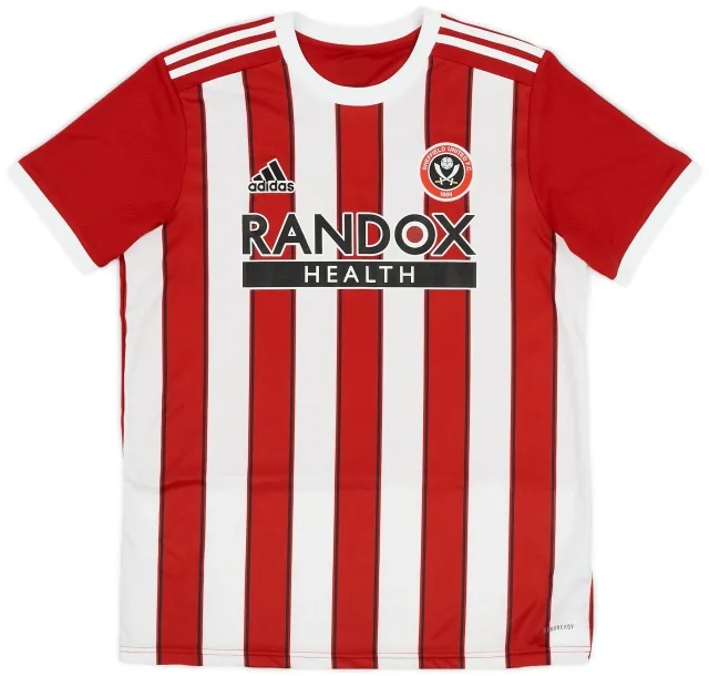 adidas 2021-22 Sheffield United Home Shirt - 7/10 - (L)