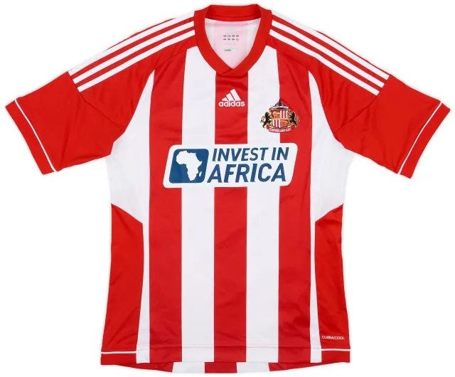 adidas 2012-13 Sunderland Home Shirt - 9/10 - (M)