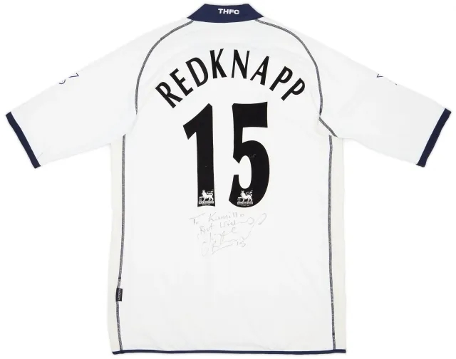 Kappa 2003-04 Tottenham Match Issue Signed Home Shirt Redknapp #15