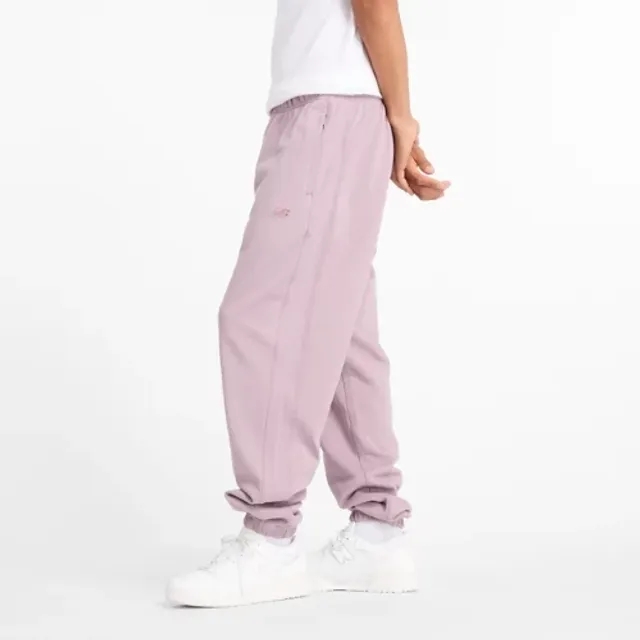 New Balance Men's Athletics French Terry Jogger in Purple Cotton