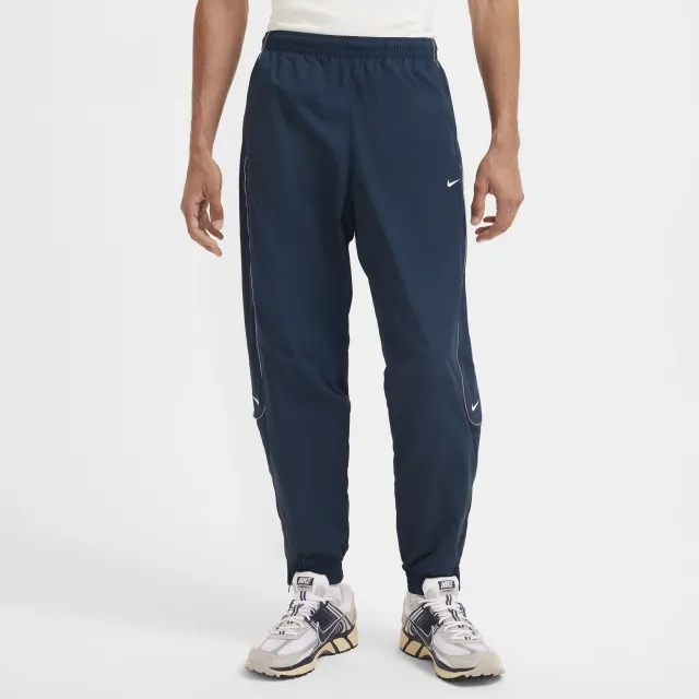 Pants Nike Solo Swoosh Men's Track Pants Armory Navy/ White Xxl