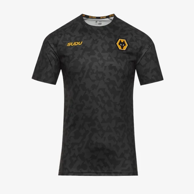 SUDU Wolverhampton Wanderers Mens SS Pre-Match Away Shirt 2024/25