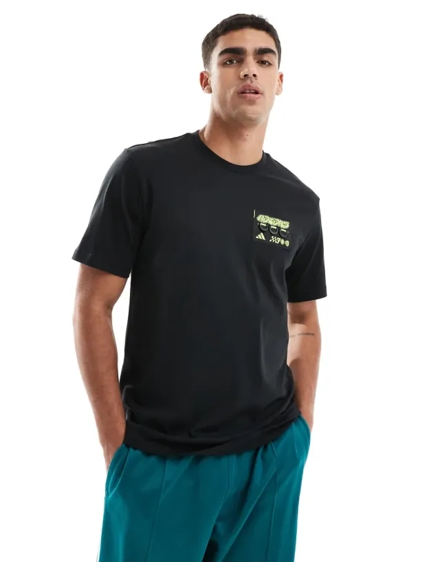 Adidas Training T-Shirt With Graphic-Black