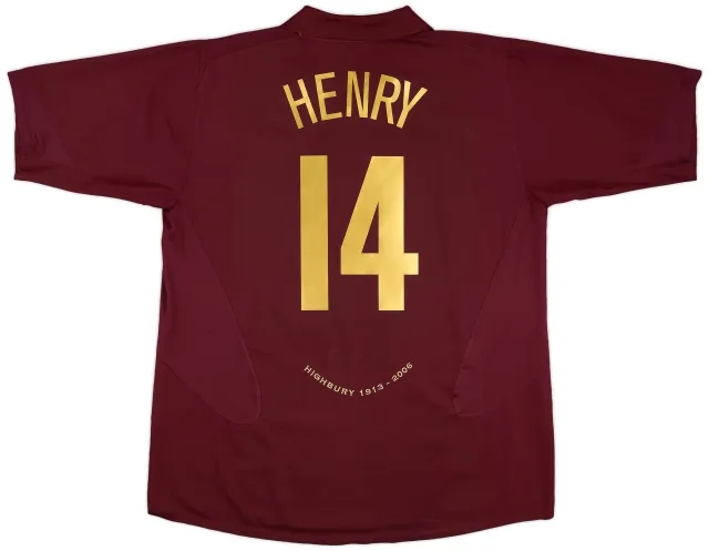 Nike 2005-06 Arsenal Home Shirt Bergkamp #10 - 8/10 - (L)