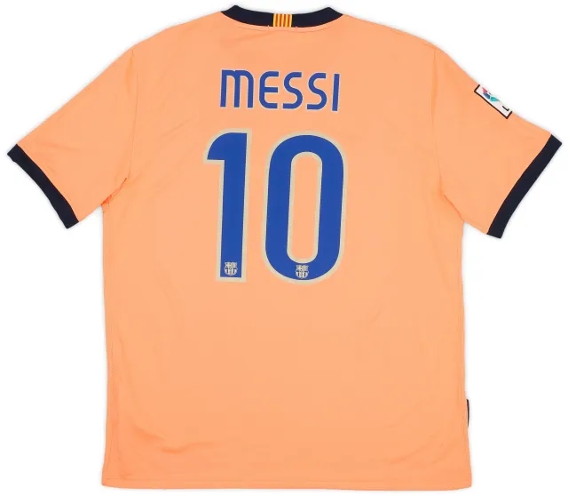 Nike 2009-10 Barcelona Away Shirt Messi #10 - 7/10 - (XL)