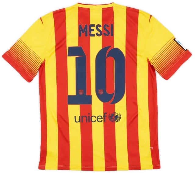 Nike 2013-15 Barcelona Away Shirt - 7/10 - (XL.Boys)