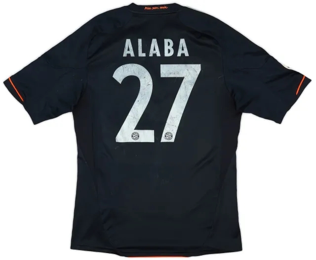 adidas 2012-13 Bayern Munich Third Shirt Alaba #27 - 4/10 - (M)