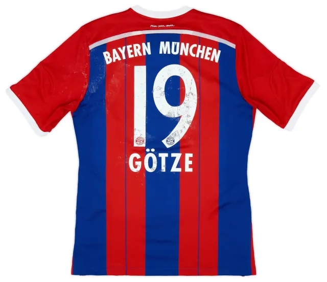 adidas 2014-15 Bayern Munich Home Shirt Gotze #19 - 4/10 - (L)