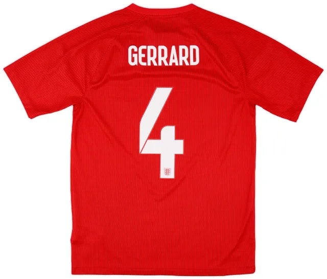 Nike 2014-15 England Away Shirt Gerrard #4 - 9/10 - (M)