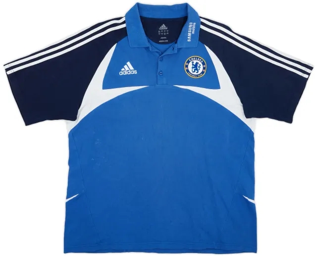 2007-08 Chelsea adidas Polo Shirt - 7/10 - (XL)