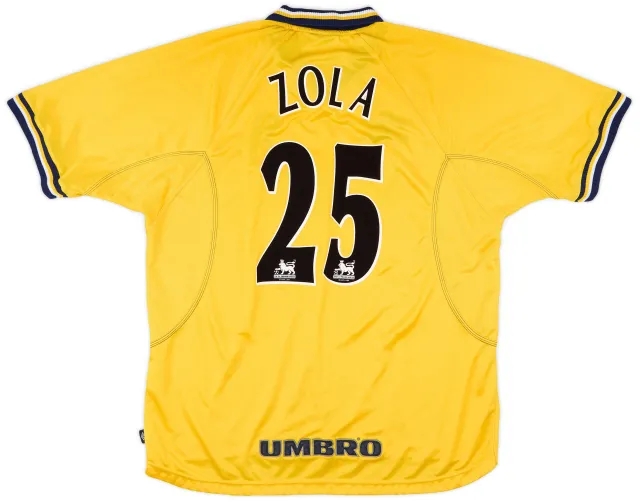 Umbro 1998-00 Chelsea Third Shirt Zola #25 - 7/10 - (XXL)