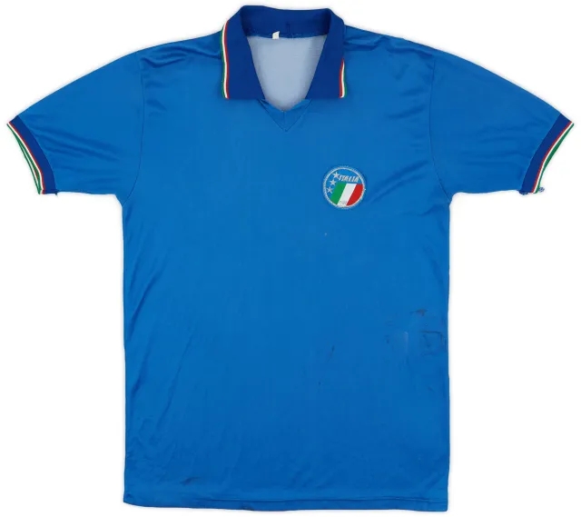 Diadora 1986-88 Italy Home Shirt - 4/10 - (M)