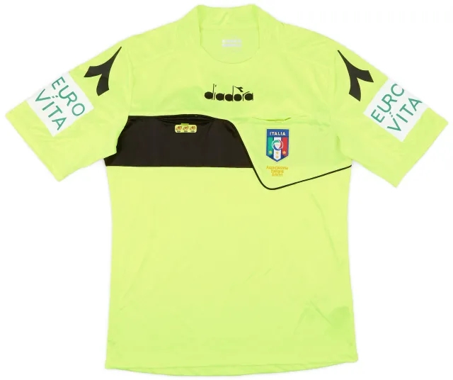 2018-19 Italy Diadora Referee Shirt - 8/10 - (S)