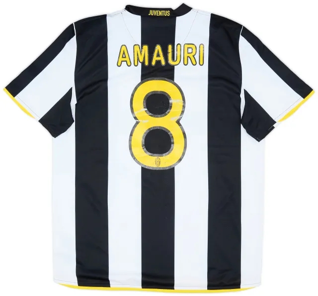 Nike 2008-09 Juventus Home Shirt Amauri #8 - 5/10 - (L)