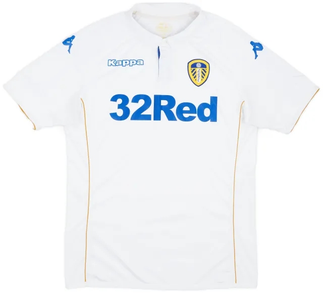 Kappa 2016-17 Leeds United Home Shirt - 7/10 - (L)