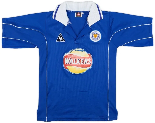 LeCoqSportif 2000-01 Leicester Home Shirt - 5/10 - (S)
