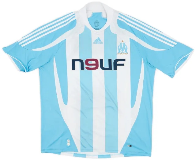 adidas 2007-08 Olympique Marseille Away Shirt - 6/10 - (XL)
