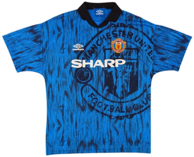 Umbro 1992-93 Manchester United Away Shirt - 8/10 - (L)