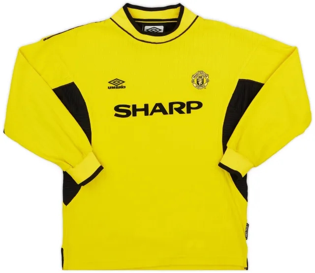 Umbro 1999-00 Manchester United GK Shirt - 7/10 - (L.Boys)