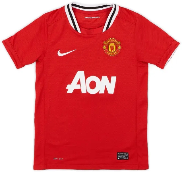 Nike 2011-12 Manchester United Home Shirt - 8/10 - (S.Boys)