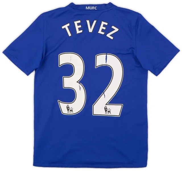 Nike 2008-09 Manchester United Third Shirt Tevez #32 - 5/10 - (M.Boys)