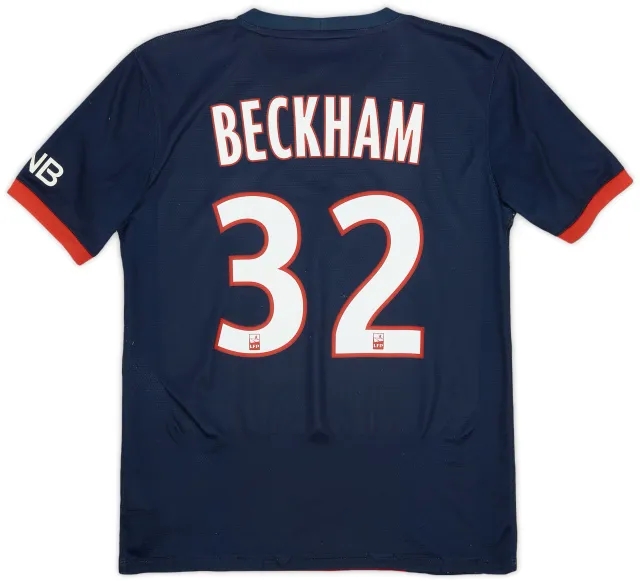 Nike 2013-14 Paris Saint-Germain Home Shirt Beckham #32 - 5/10 - (S)