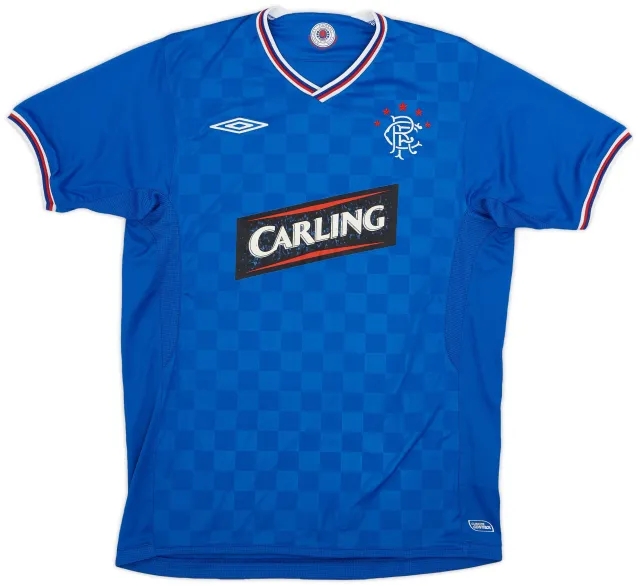 Umbro 2009-10 Rangers Home Shirt - 7/10 - (M)