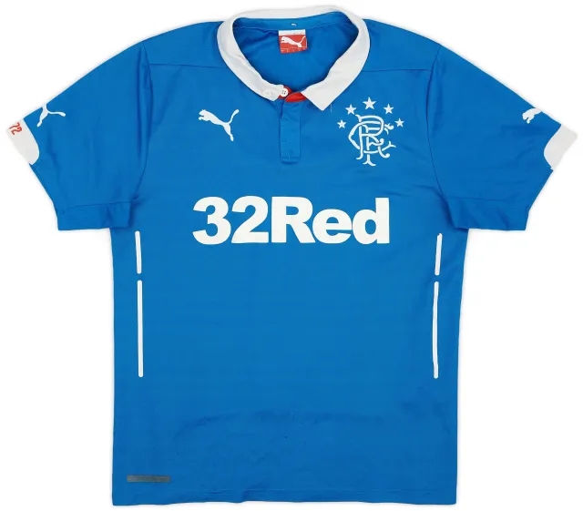 Puma 2014-15 Rangers Home Shirt - 7/10 - (S)