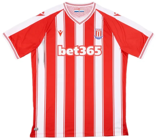 Macron 2020-21 Stoke City Home Shirt - 10/10 - (3XL)