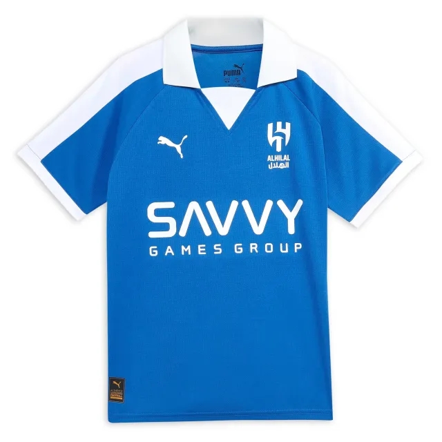 PUMA Al Hilal Saudi F.C. Anniversary Jersey Youth, Blue Intense/White