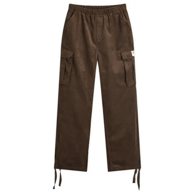 Brain Dead Men's Micro Cord Flight Pant Brown