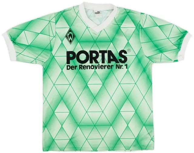Puma 1989-90 Werder Bremen Away Shirt - 6/10 - (XL)