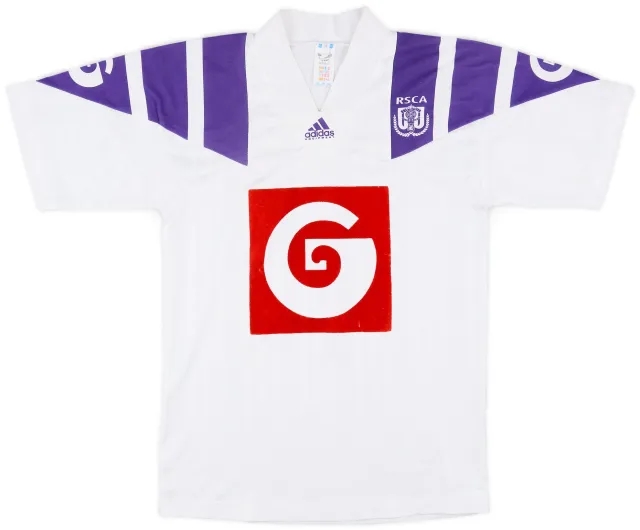 adidas 1992-93 Anderlecht Home Shirt - 7/10 - (S)